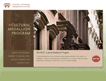 Tablet Screenshot of hlpcculturalmedallions.org